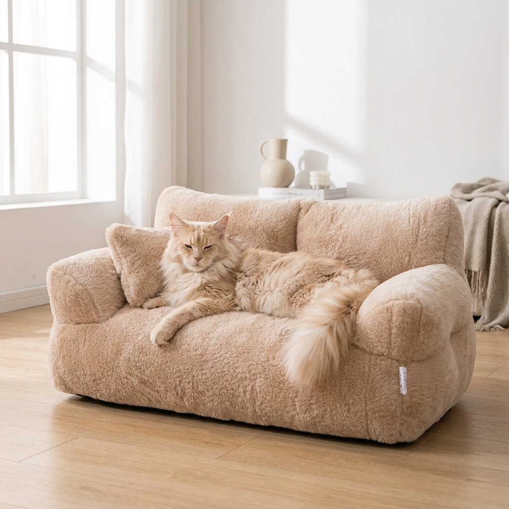 SisiPets™ VelvetSofa – Luksusowa Kanapa dla Psa i Kota
